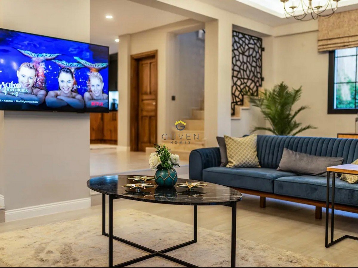 GÜVEN HOMES'TAN ÖLÜDENİZ OVACIKTA SATILIK EŞYALI 4+1 TAM MÜSTAKİL LÜKS VİLLA
